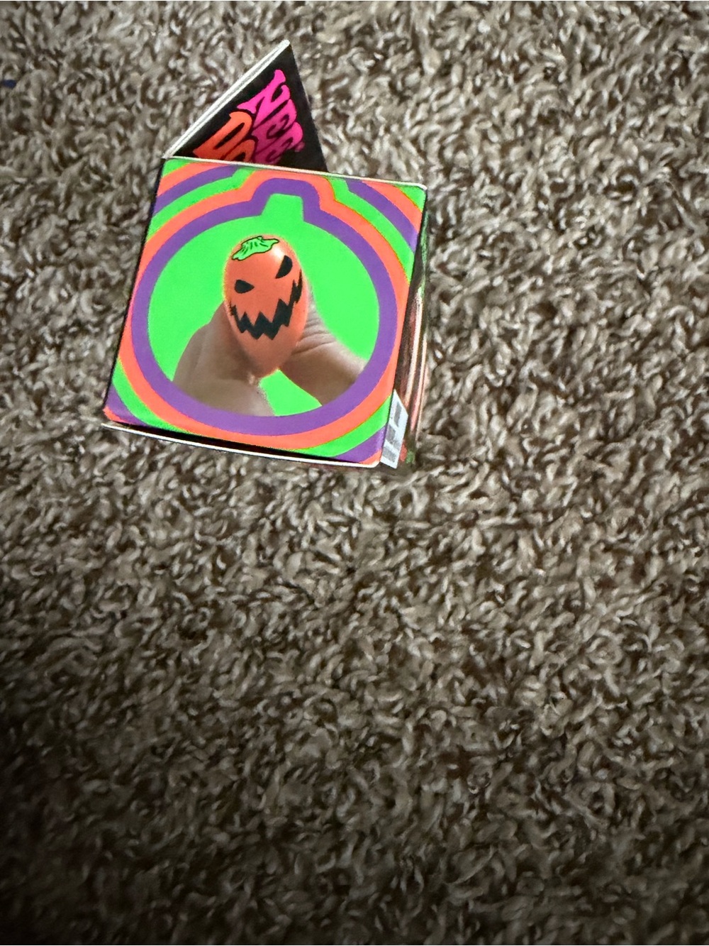 SALE‼️ NeeDoh Teenie Jack-Glow Lanterns - Orange Pumpkin 3-Pack - Picture 2 of 4